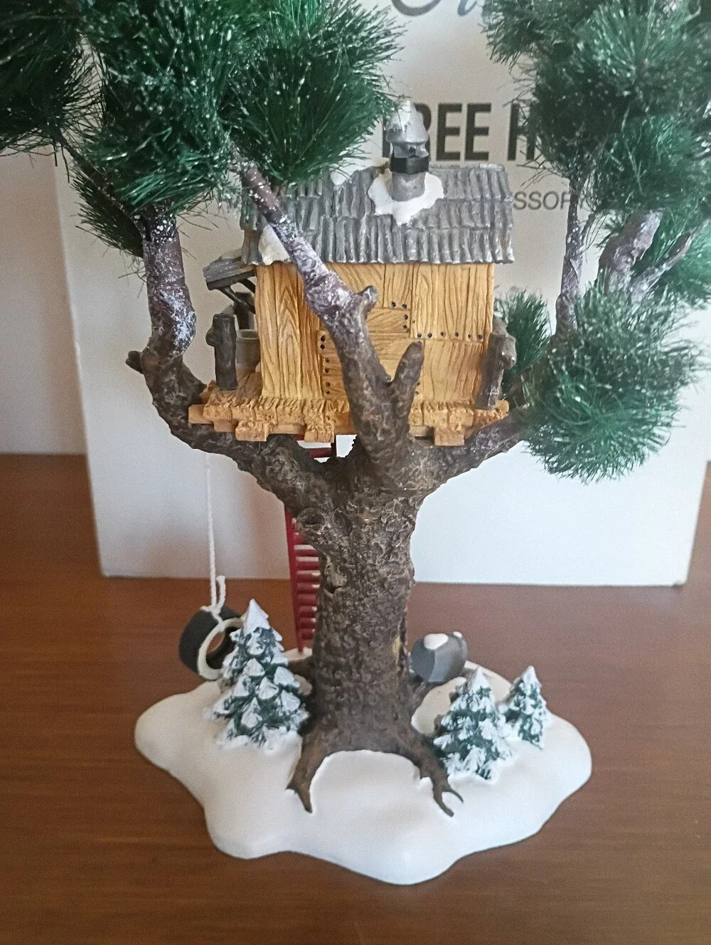 Holiday Treehouse Ornament - Red & Green Winter Decor Department 56